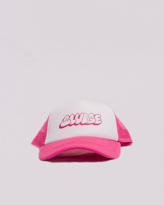 Sludge logo trucker cap (pink)